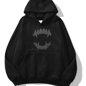 Unisex Teeth Sweatshirt Gri