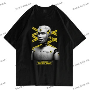 Unisex Testing Asap Rocky Beyaz T