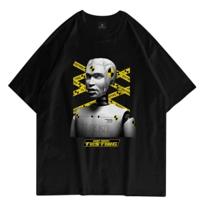 Unisex Testing Asap Rocky Beyaz T Shirt