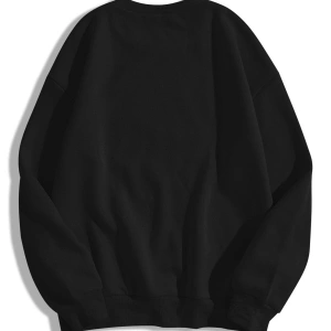 Unisex Texas Bisiklet Yaka Sweatshirt Siyah