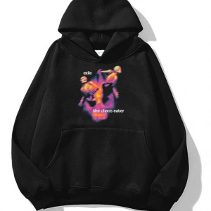 Unisex The Chaos Eater Sweatshirt Siyah