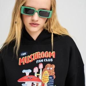 Unisex The Mushroom Fan Club Beyaz Sweatshirt Beyaz