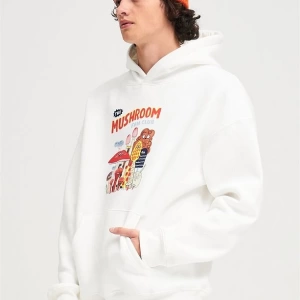 Unisex The Mushroom Fan Club Beyaz Sweatshirt Beyaz