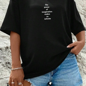 Unisex The Power Of Baskılı Tasarım Tshirt