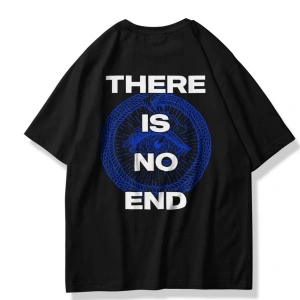 Unisex There Is No End Tshirt Siyah