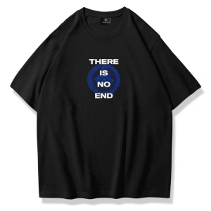 Unisex There Is No End Tshirt Siyah
