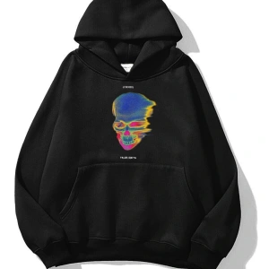 Unisex Thermal Skull Sweatshirt Hoodie
