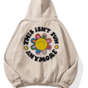 Unisex This Isnt Fun Sweatshirt Hoodie Gri