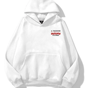 Unisex Tokyo Apple Sweatshirt Beyaz