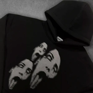 Unisex Triple Scream Sweatshirt Siyah