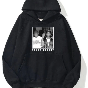 Unisex Trust Nobody Siyah Sweatshirt