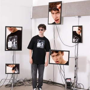 Unisex Trust Nobody Siyah Tshirt