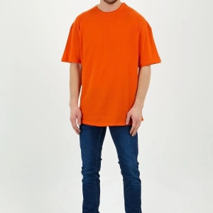Unisex Turuncu Bol Kesim Oversize Tshirt