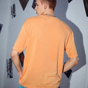 Unisex Turuncu Vacatıon Baskılı 2li Set Sevgili Çift Kombini