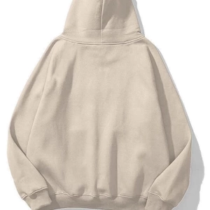 Unisex Two Faced Sweatshirt Hoodie Gri