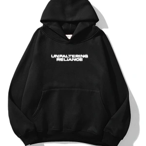 Unisex Unfaltering Sweatshirt Hoodie Siyah