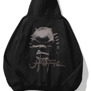 Unisex Utopia Mask Travis Scott Sweatshirt Hoodie Siyah