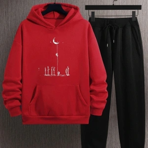 Unisex Uzay Temalı Baskılı Eşofman Takımı Kp-siyah-yıldızadogru-esh-siyah