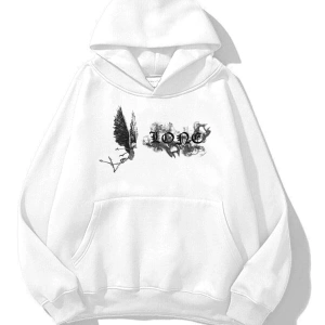 Unisex Vlone Sweatshirt Hoodie Beyaz