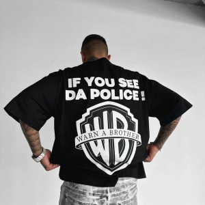 Unisex Warna Brother Baskılı Oversize %100 Pamuk