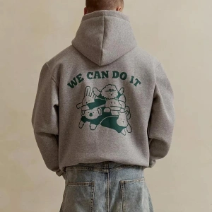 Unisex We Can Do It Sweatshirt Gri