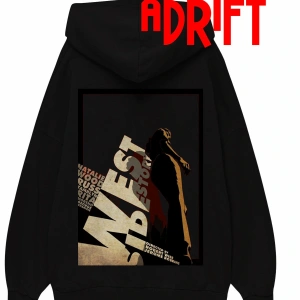 Unisex West Özel Tasarım Swearshirt Hoodie Beyaz