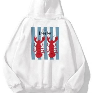 Unisex You are My Lobster Sweatshirt Beyaz