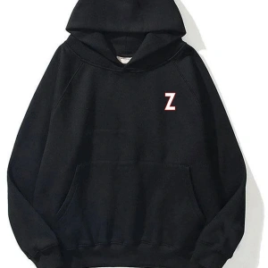 Unisex Z Harfli Siyah Sweatshirt