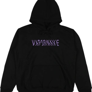 Vapoawave Siyah Oversize Unisex Kapüşonlu Sweatshirt Hoodie