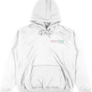 Vapour Oversize Unisex Kapüşonlu Sweatshirt Hoodie Beyaz
