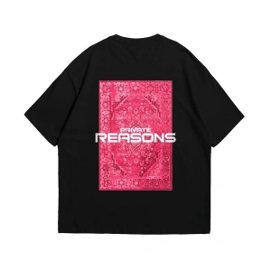 Vırtual Tracks Baskılı Oversize Unisex Beyaz