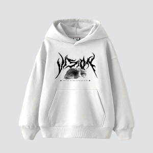 Vision Of Poseidon Baskılı Oversize Unisex Premium Beyaz