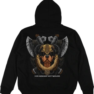 Warrior Siyah Oversize Unisex Kapüşonlu Sweatshirt Hoodie