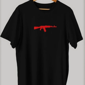 Wed Ak 47 Keleş Baskılı Oversize T-shirt ( Tişört )sokak Tarzı