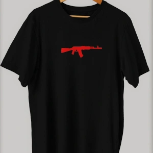 Wed Ak 47 Keleş Baskılı Oversize T-shirt ( Tişört )sokak Tarzı