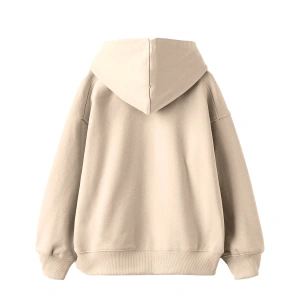 Wild Baskılı Oversize Unisex Bej