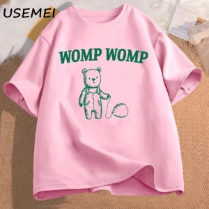 Womp komik T Shirt erkekler iğneleme giyim grafik Meme t-shirt pamuk T Shirt erkek giyim boy  3050