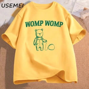 Womp komik T Shirt erkekler iğneleme giyim grafik Meme t-shirt pamuk T Shirt erkek giyim boy  3050
