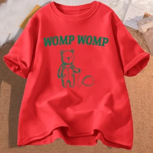 Womp komik T Shirt erkekler iğneleme giyim grafik Meme t-shirt pamuk T Shirt erkek giyim boy  3050