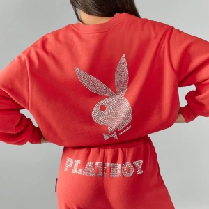 x Playboy Lüks Taşlı Süslemeli Eşofman Takımı Ev Giyimi Logo Tasarımı A