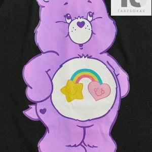 X Sevimli Ayıcıklar Erkek Karikatür ve Mektup Grafikli Tişört