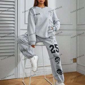 Y2K Eşofman Takımı Yeni SEZON TREND MODEL 1317