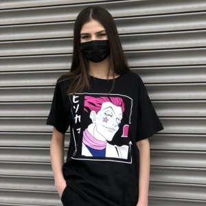 Y2k Harajuka Style Etiket Hunter X Hunter Hisoka Morow T-shirt Rtnt420040
