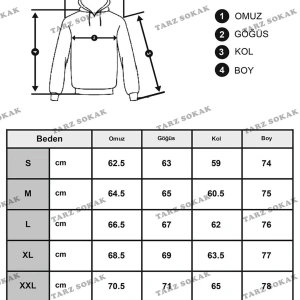 Y2K Ksg Oversıze Sweatshirt Hoodie Koyugrı KOD 2067 Gri