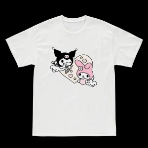 Y2k Kuromi & My Melody Tshirt