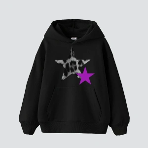 Y2k Leopar Starz V2 Baskılı Oversize Unisex Beyaz