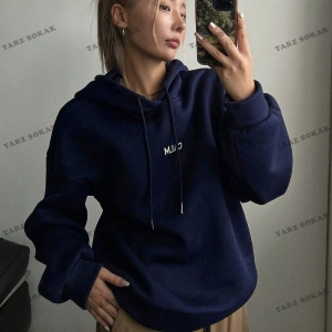 Y2K TREND SEZON BAY  UNİSEX RETRO SWEATSHIRT KAPŞONLU KOD 1853