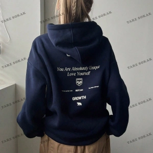 Y2K TREND SEZON BAY  UNİSEX RETRO SWEATSHIRT KAPŞONLU KOD 1853