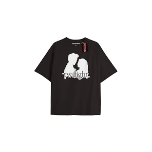 Y2k Twilight Team i love my boyfriend Tshirt KOD-Edward