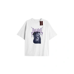 Y2k Twilight Team i love my boyfriend Tshirt KOD-Edward